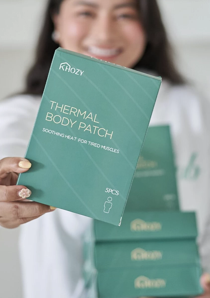 SOOTHE THE BODY Thermal body patches provides soothing heat for tired muscles.