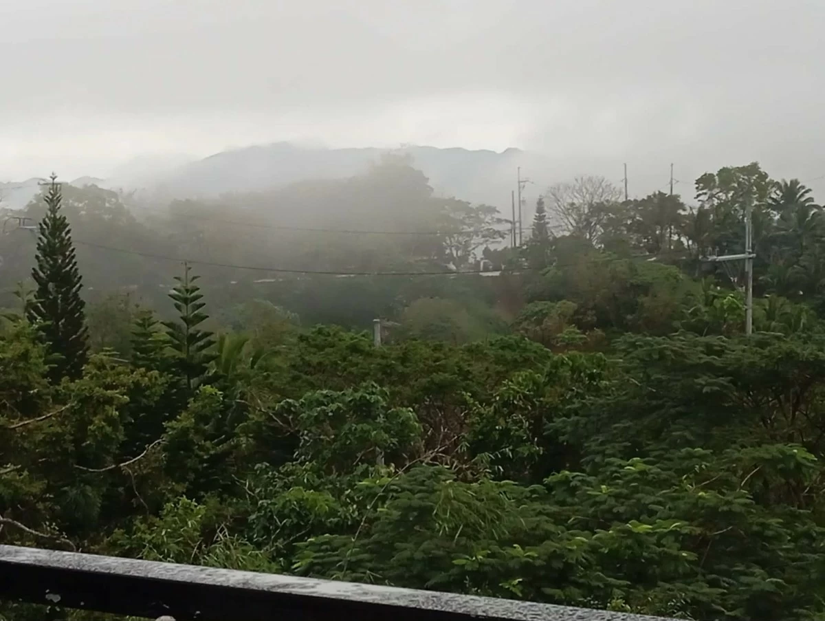 Picturesque foggy view of a mountain in Tanay (photo by Nel Andrade/Manila Bulletin)