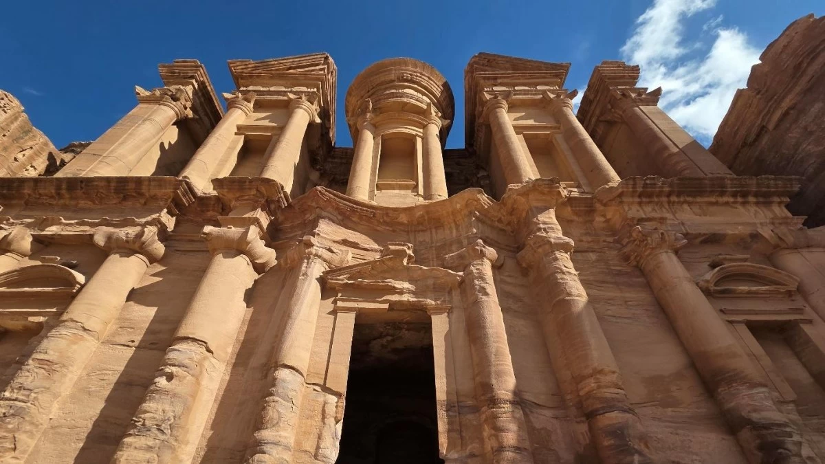 MAJESTIC SIGHT The Monastery at Petra.