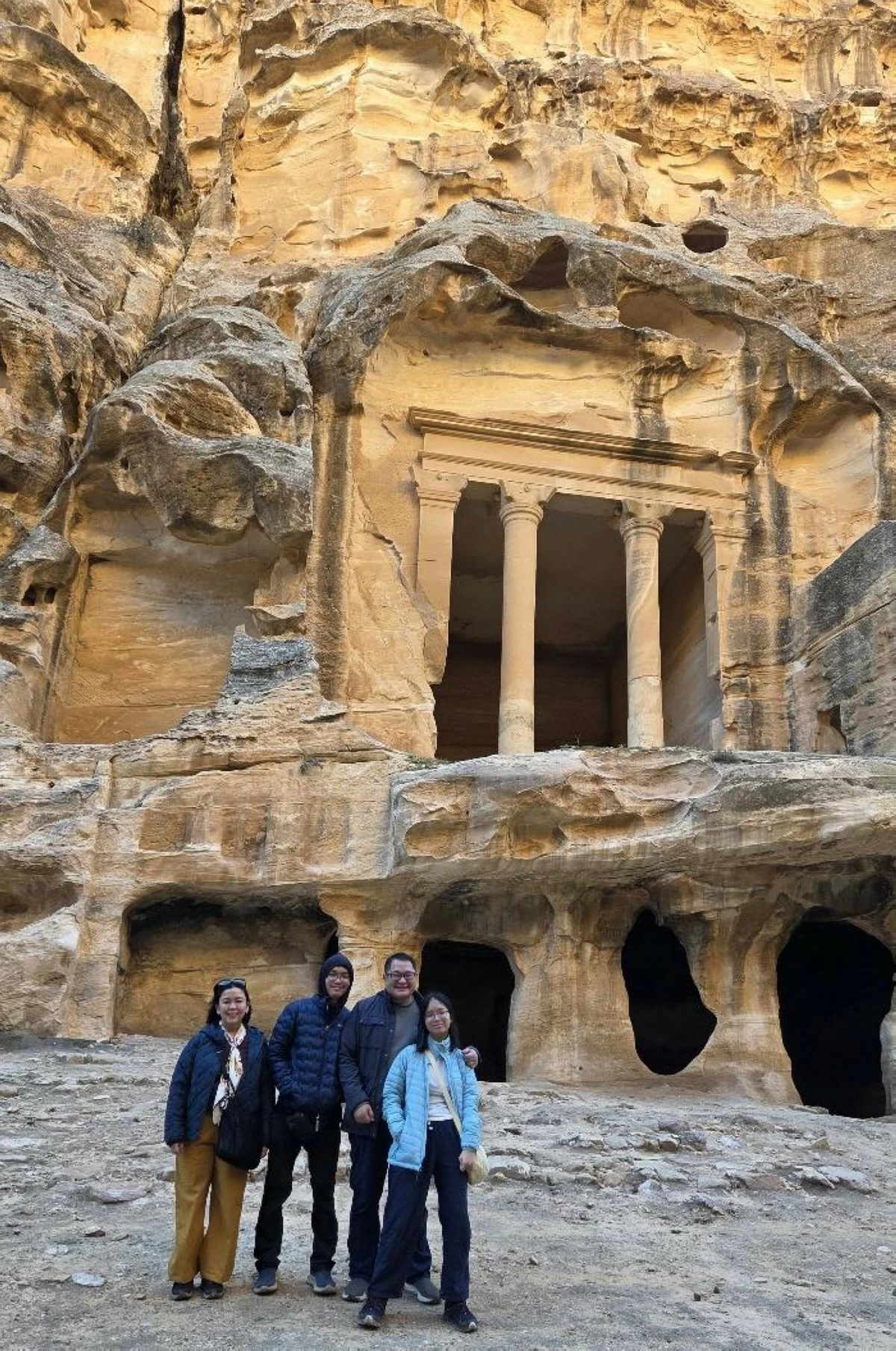 MINI VERSION Little Petra is a smaller-scale building and has a cistern below it for water storage.