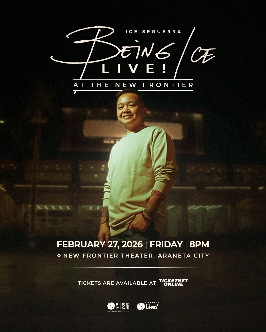 'Being Ice Live Concert' official poster