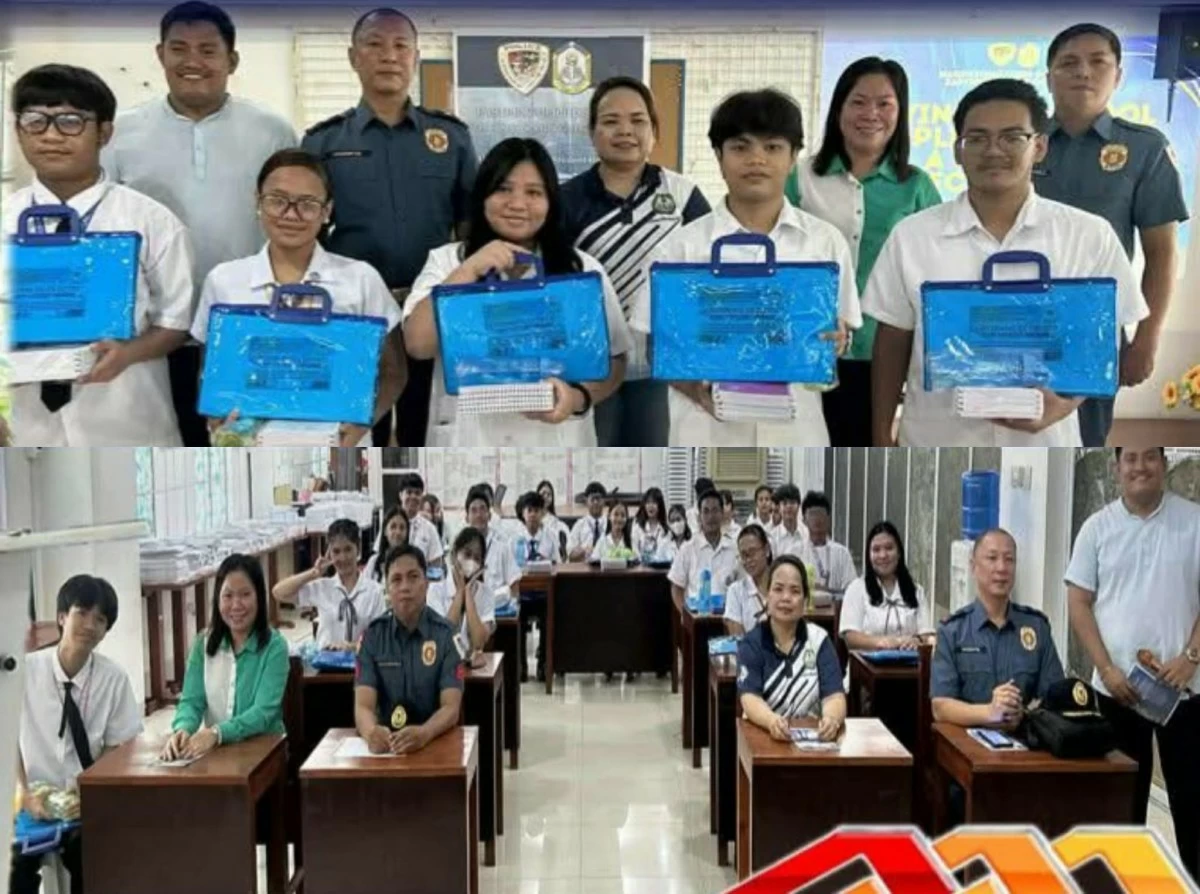 School supplies gift giving day  to the recepients of EPD Adopt-A-Student program. (Photo from EPD)