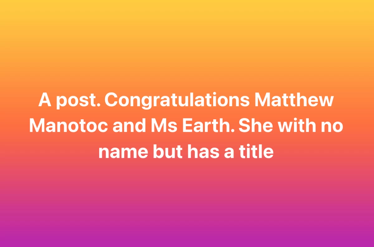 The post of Aurora Pijuan on Facebook