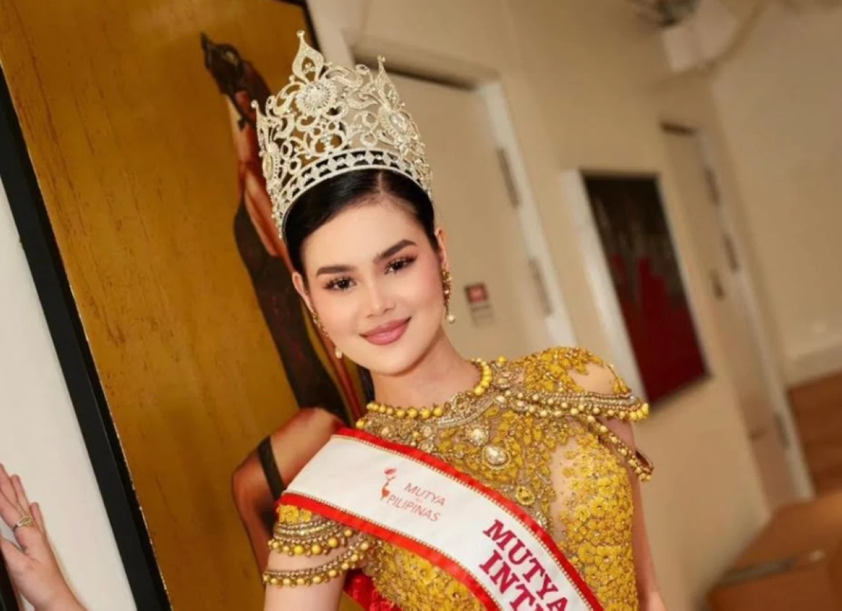 Beauty queen Christina Labanero Vanhefflin is half-Filipina, half-British
