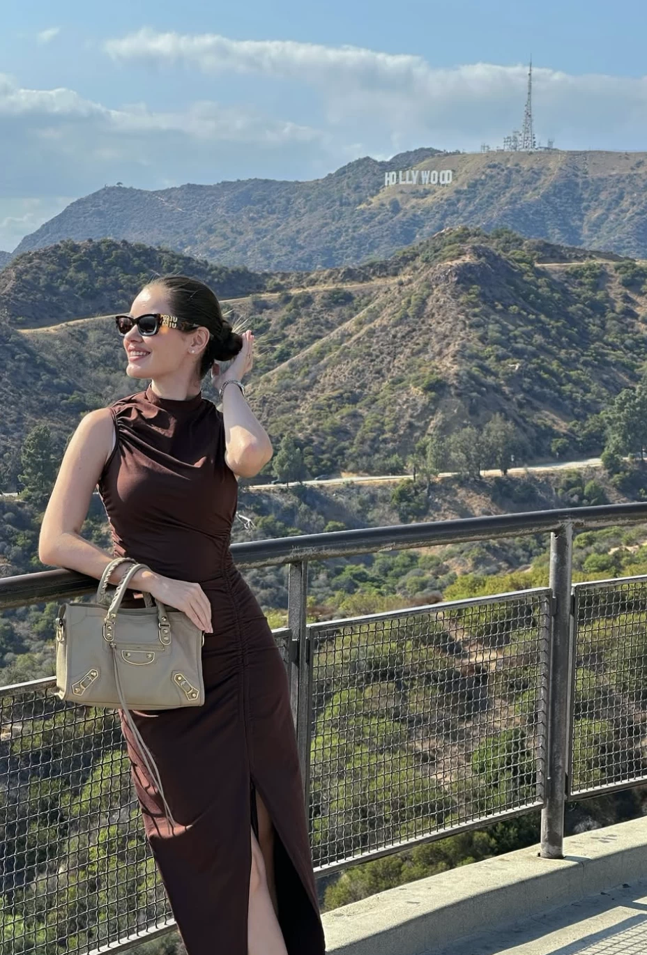 Elena Kozlova in LA (Instagram)