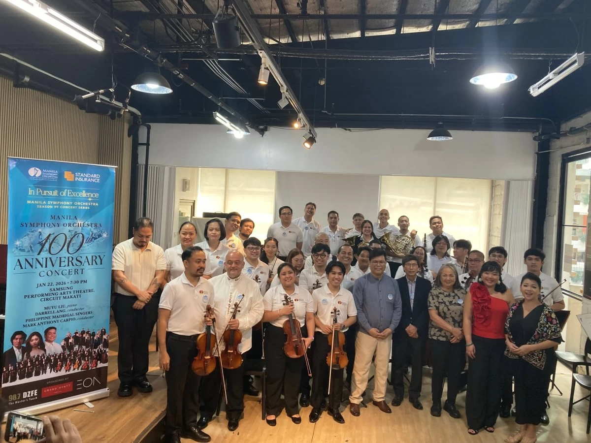 UPHOLDING THE CRAFT Members of the Manila Symphony Orchestra show eagerness for the year-long centennial concert series.