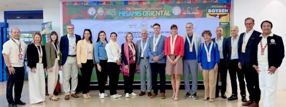 Cagayan de Oro Mayor Rolando Uy; Ambassador Saija Nurminen of Finland; Ambassador Emma Hickey of Ireland; Ambassador Karel Hejč of the Czech Republic; Ambassador Maria Alfonsa Magdalena Geraedts of the Netherlands; Ambassador Dr. Titanilla Tóth of Hungary; Ambassador Marie-Aude Françoise Lassalle ep. Fontanel of France; Ambassador Anna Ferry of Sweden; Ambassador Andreas Michael Pfaffernoschke of Germany; Ambassador Mariomassimo Santoro of the European Union; Ambassador Vladislava Iordanova of Belgium; Ambassador Davide Giglio of Italy; Ambassador Răduța-Dana Matache of Romania; Ambassador Franz-Michael Skjold Mellbin of Denmark; and Ambassador Johann Brieger of Austria