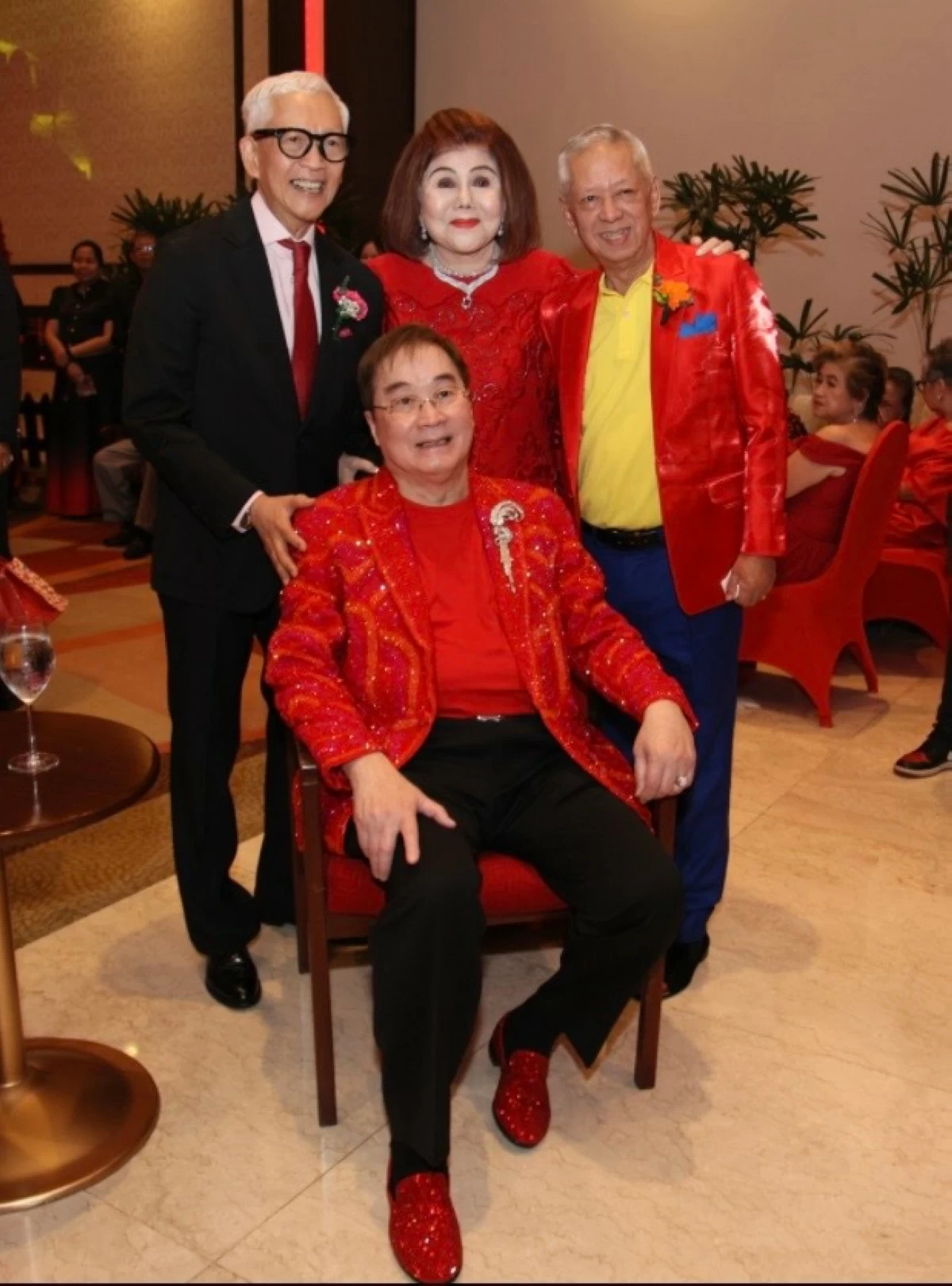 Benjie, Francis Kong, Edna Camcam, and Fermin Reyes 