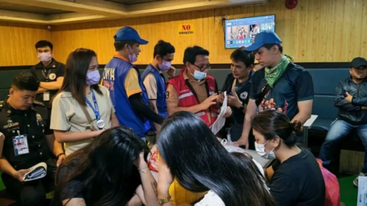 HUMAN trafficking victims rescued by Filipino and Malaysian authorities. 