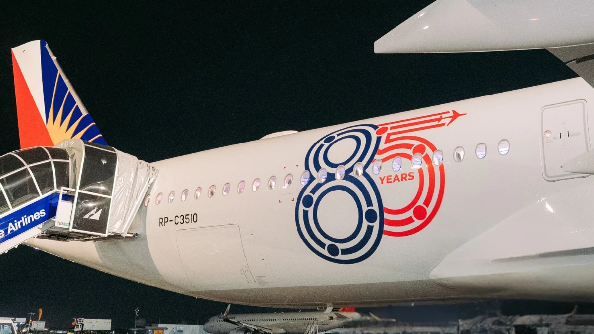 The state-of-the-art Airbus A350-1000, the first of its kind in Southeast Asia, was unveiled as the new symbol of Philippine Airlines' global resurgence.