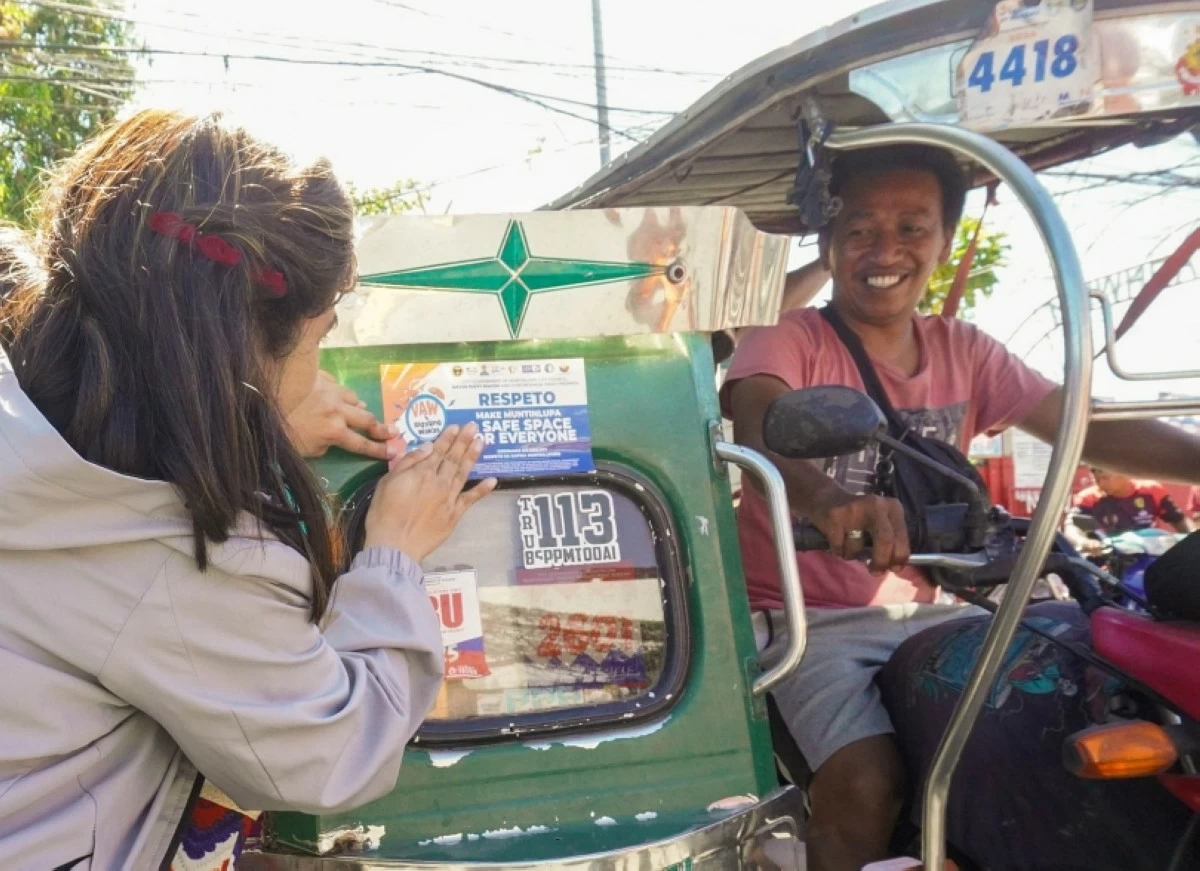 A tricycle in Muntinlupa (Photo from Muntinlupa PIO) 