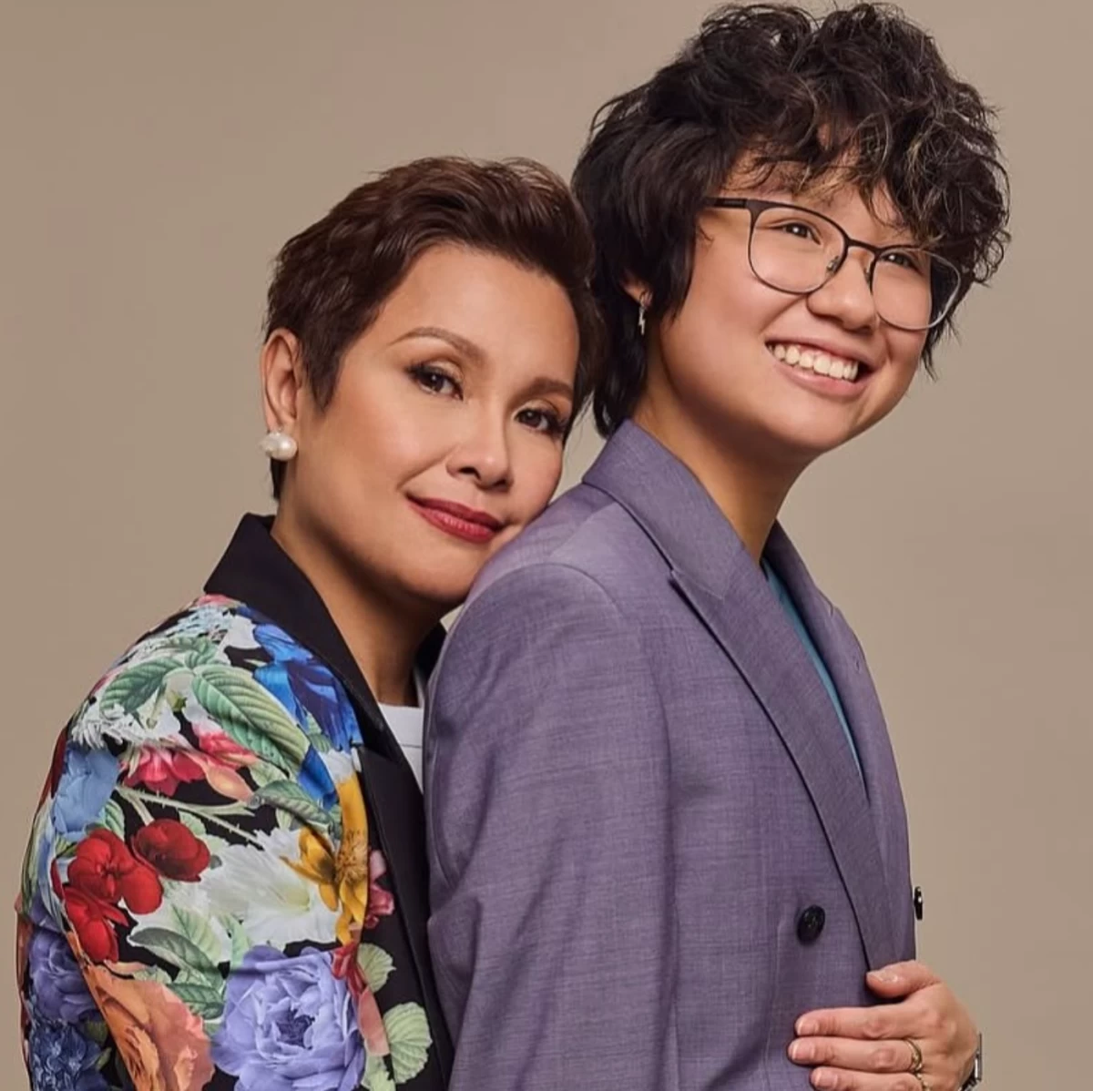 Lea Salonga and son Nic Chien