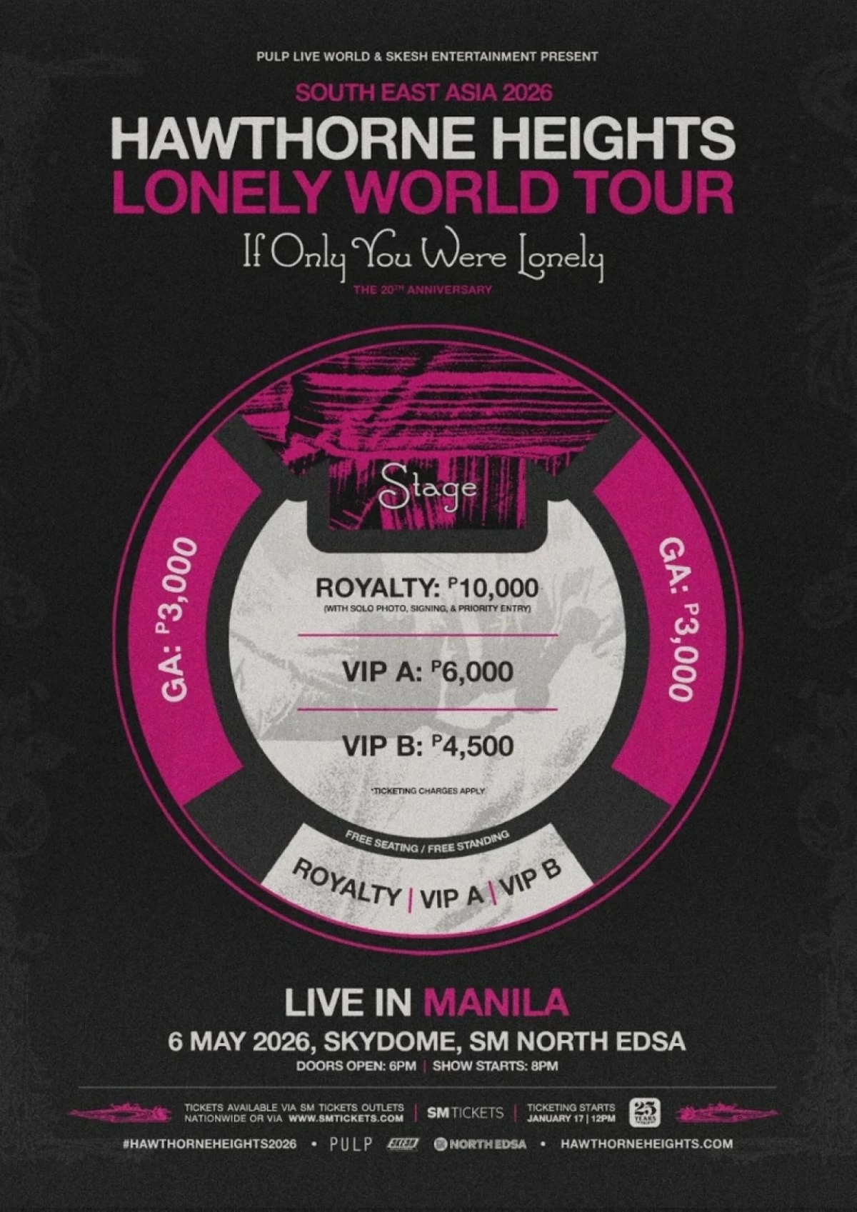 Hawthorne Heights in Manila (Pulp Live World)