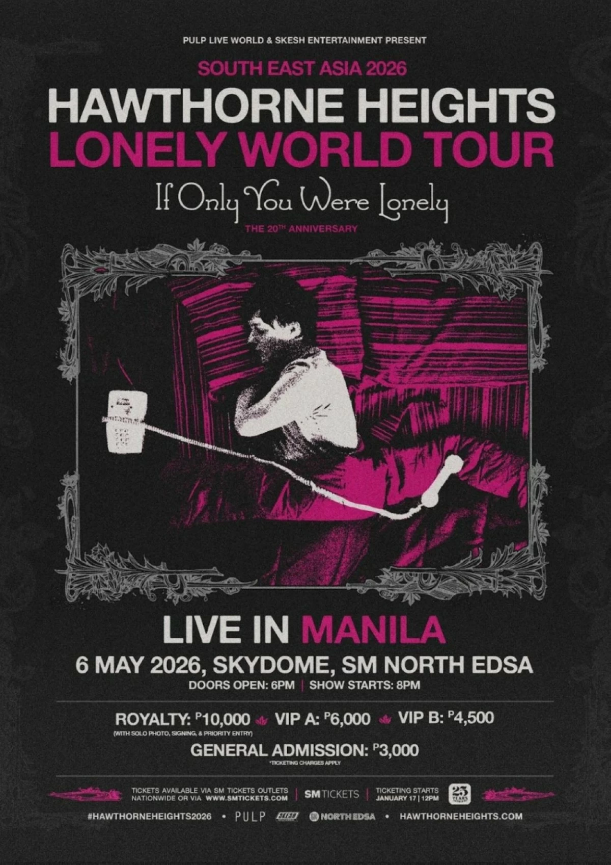 Hawthorne Heights in Manila (Pulp Live World)