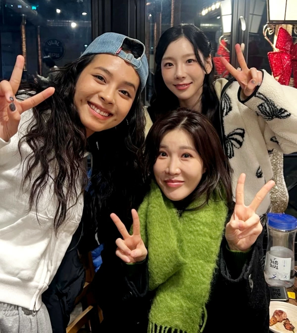 Gwyn Dorado (left) with 