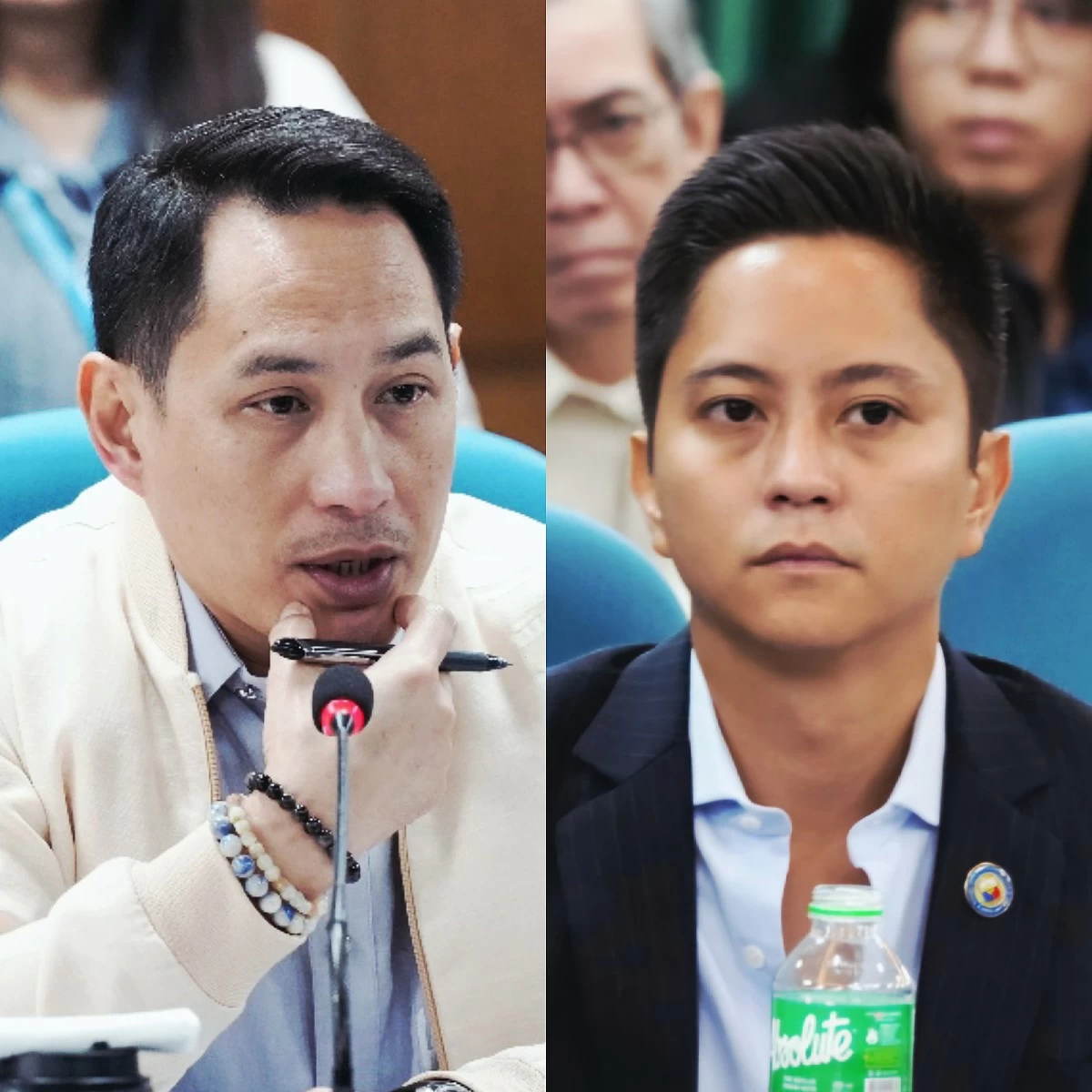 Lanao del Sur 1st district Rep. Zia Alonto Adiong (left), Ilocos Norte 1st district Rep. Sandro Marcos (PPAB)