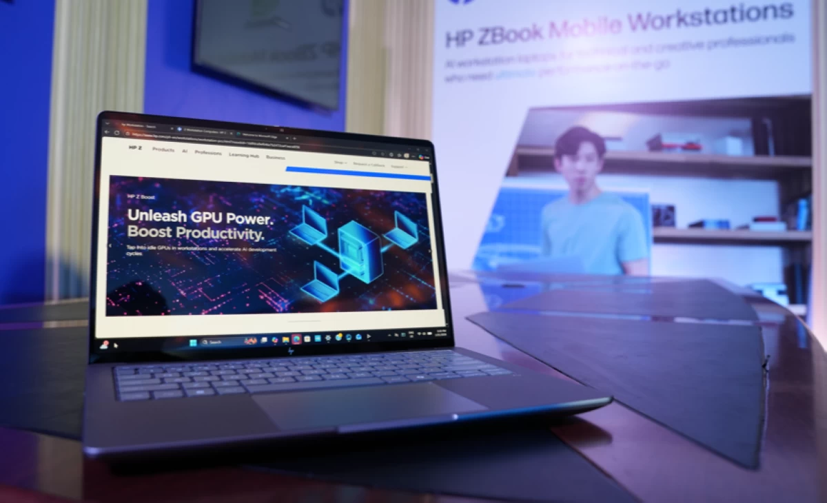The HP ZBook Ultra G1a is designed to handle demanding creative and technical workflows in a thin, lightweight form factor. (Photo from HP) 