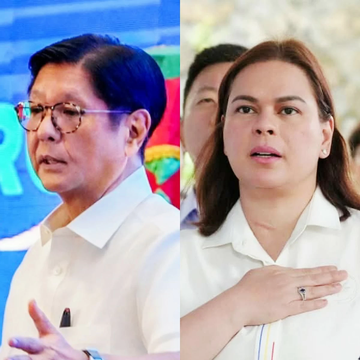 President Ferdinand "Bongbong" Marcos (left), Vice President Sara Duterte (Facebook)
