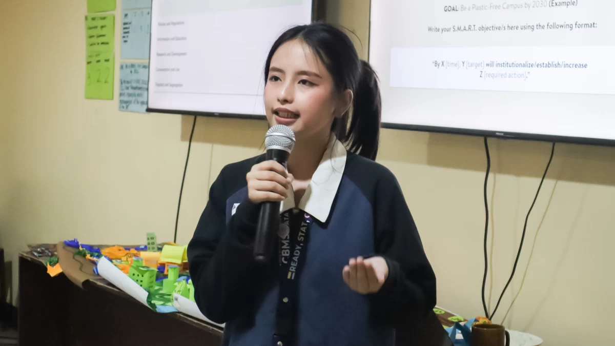 Lyanne Faye Malig-on, a fourth-year EVSU student, shares her experience with climate change.
