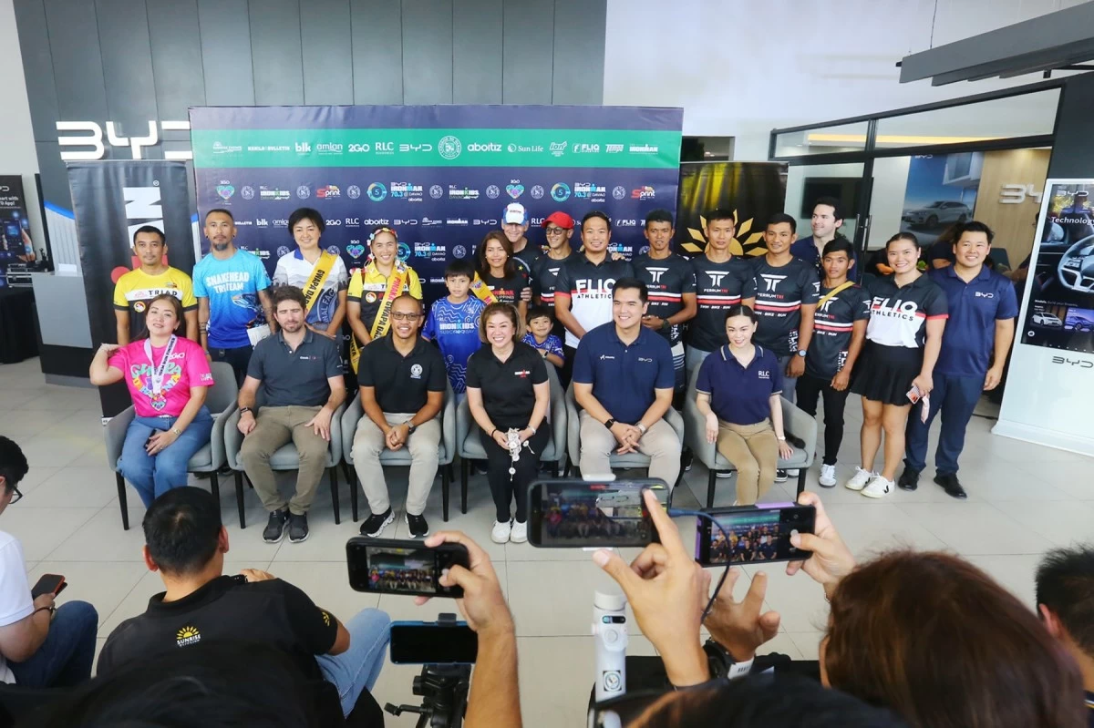 DAVAO City will host the BYD IRONMAN Davao 70.3 in March. 
