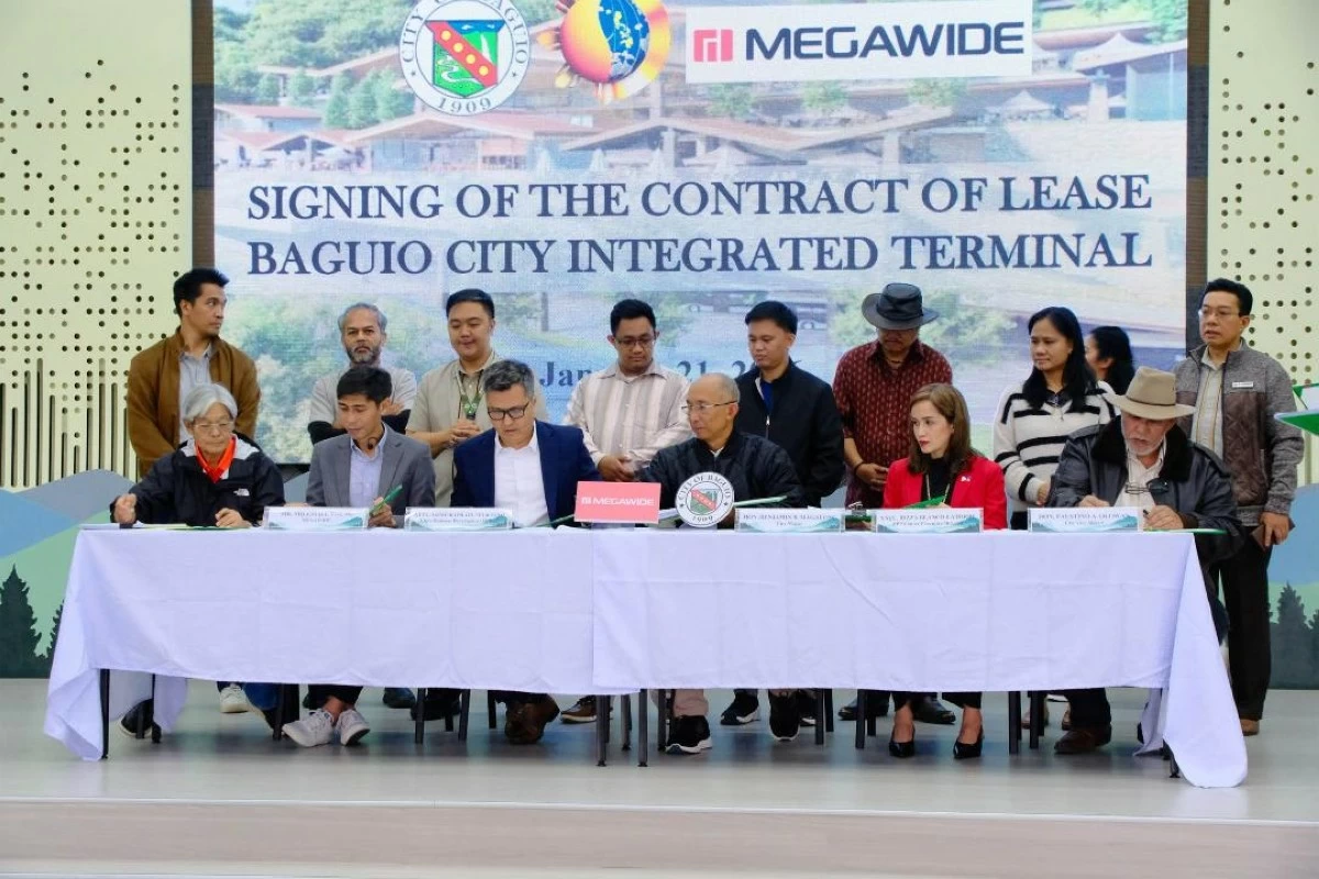 CONTRACT signing for the BCIT project. 