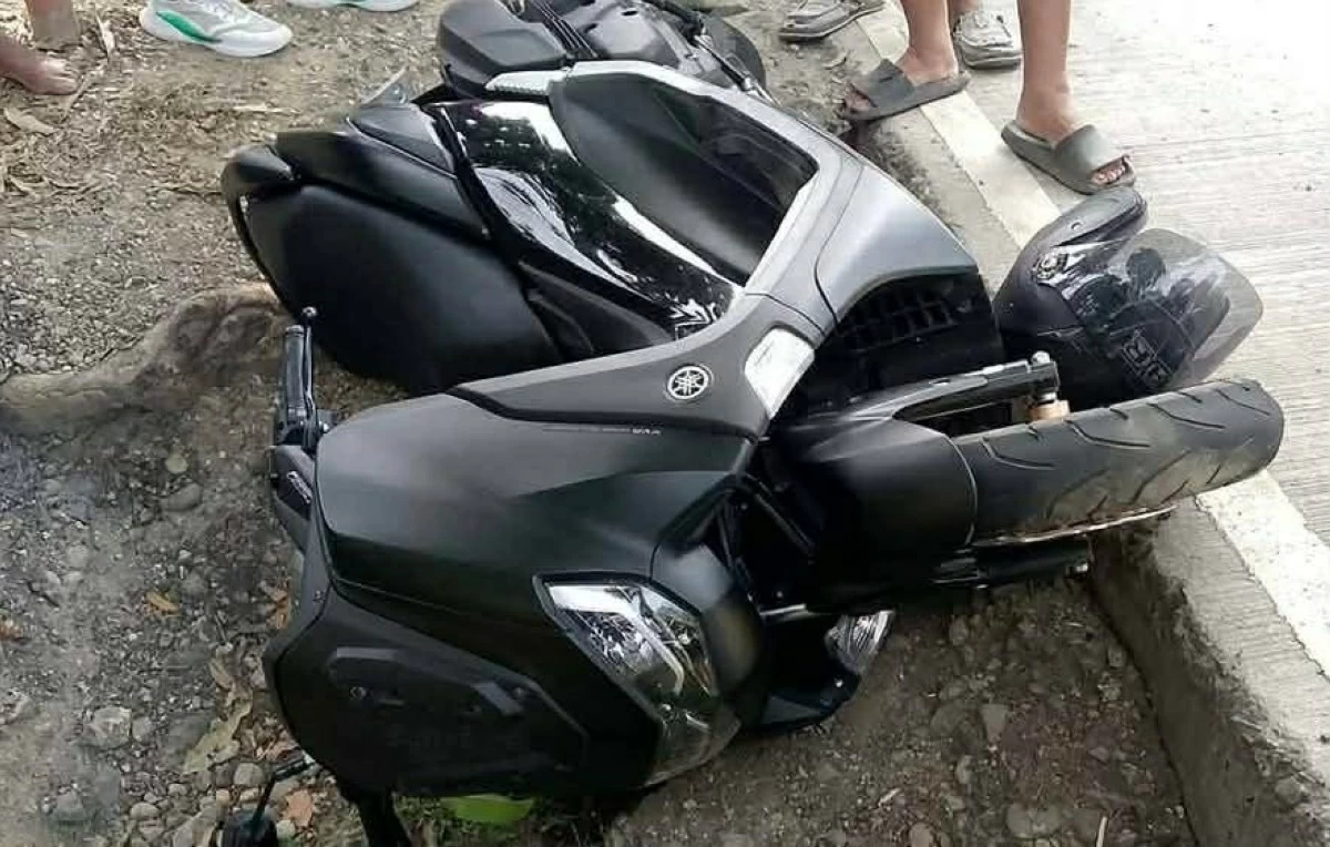 THE victim’s motorcycle.
