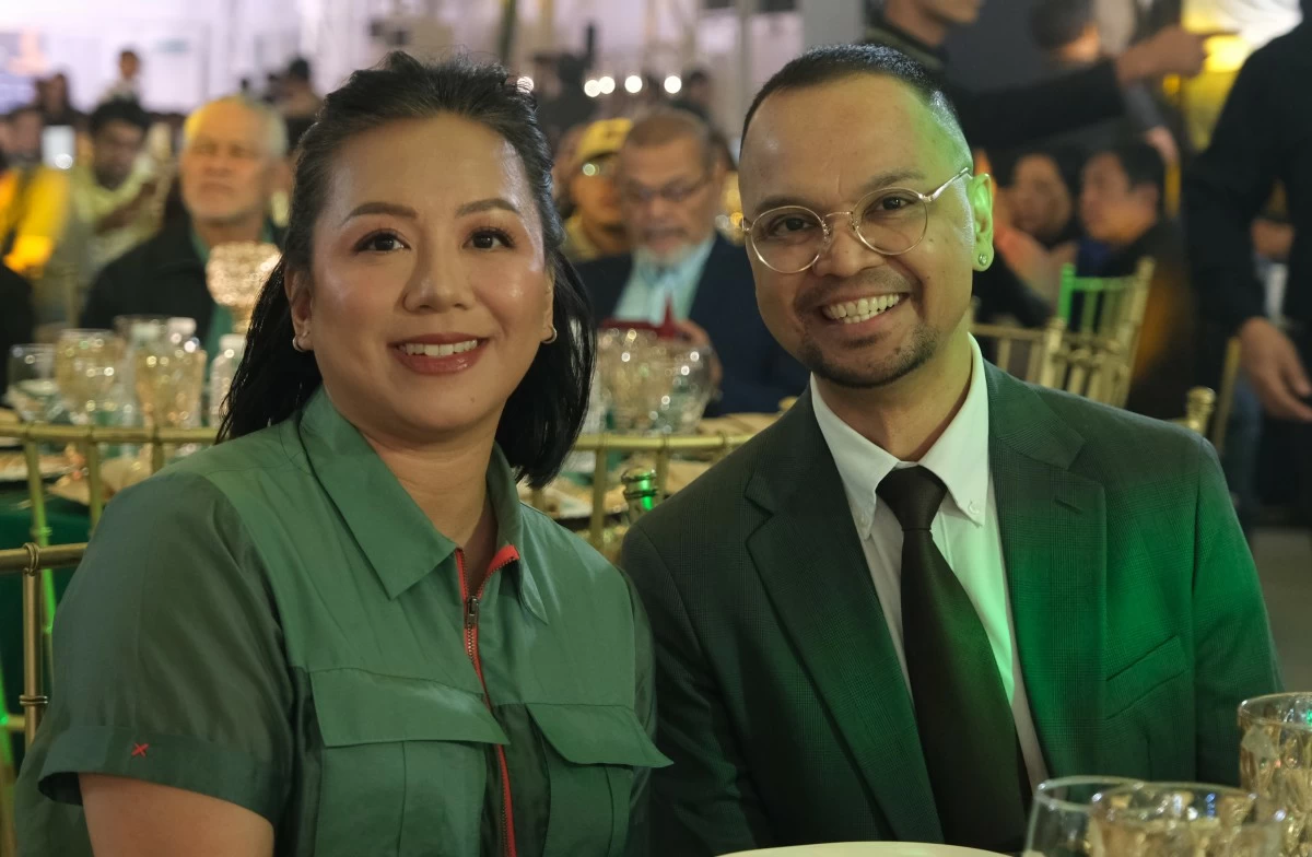 Puregold Senior Marketing Manager Ivy Hayagan-Piedad and CinePanalo festival director Chris Cahilig