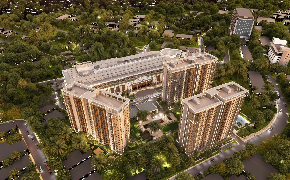 A one-of-a-kind mixed-use development, Rockwell at Nepo Center, redefines living in comfort and taste in Pampanga. (Artist illustration)