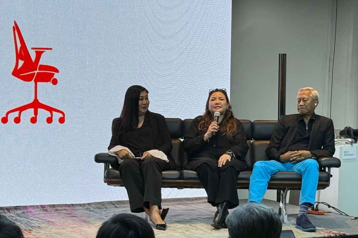 Architect Cathy Saldana, IDr. Karen Calalec, and Architect Edwin Gumila