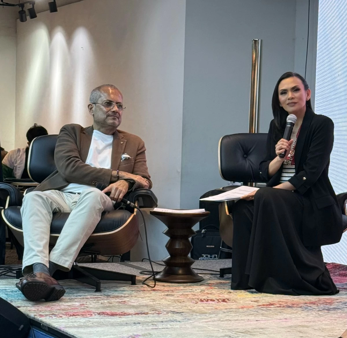 Kartik Sethia of Miller Knoll with host/moderator Issa Litton