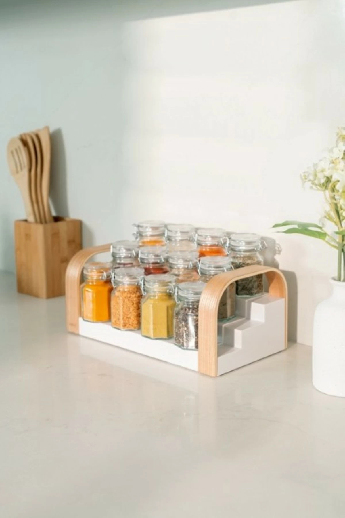 The Umbra Bellwood 3-tier spice shelf 