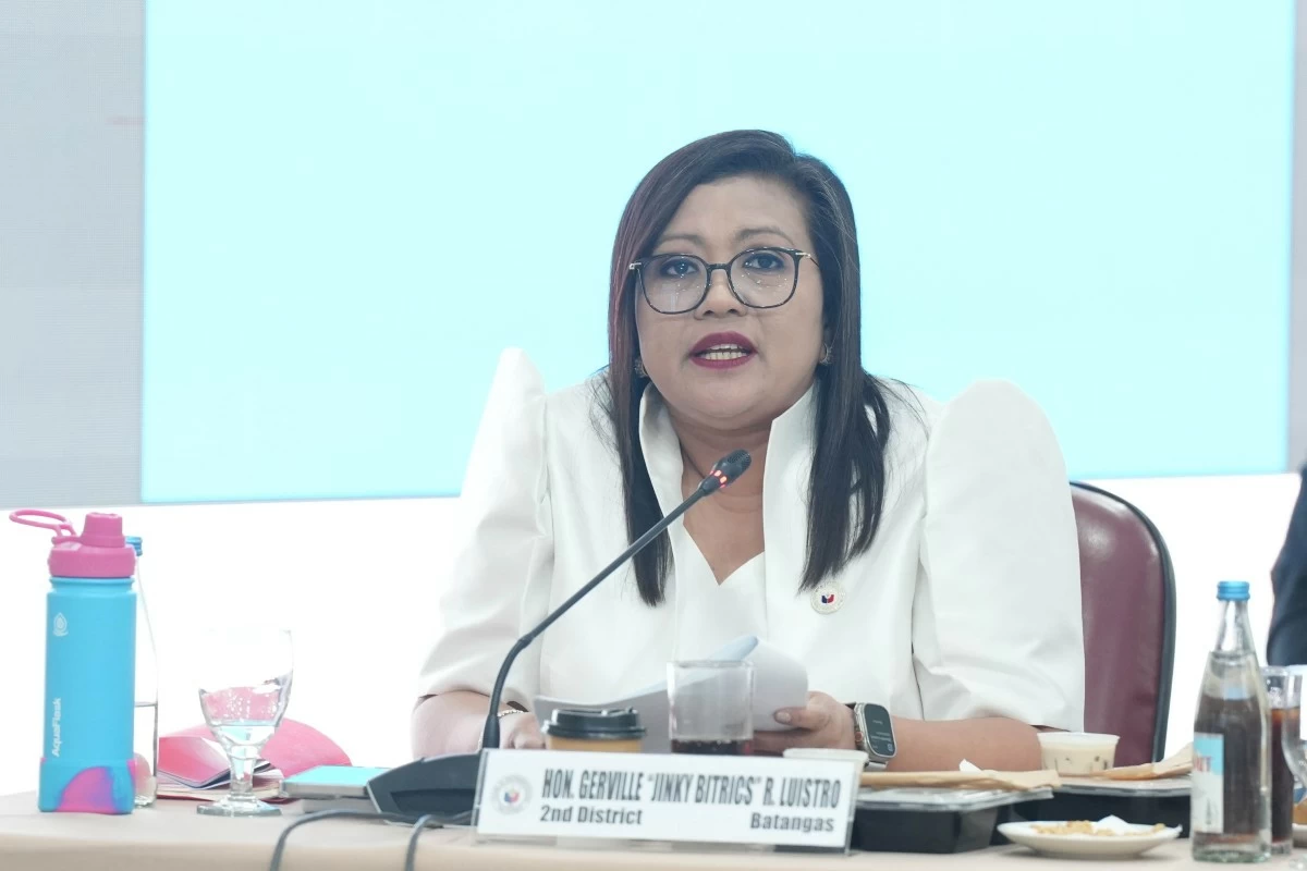 Batangas 2nd district Rep. Gerville "Jinky Bitrics" Luistro (PPAB)