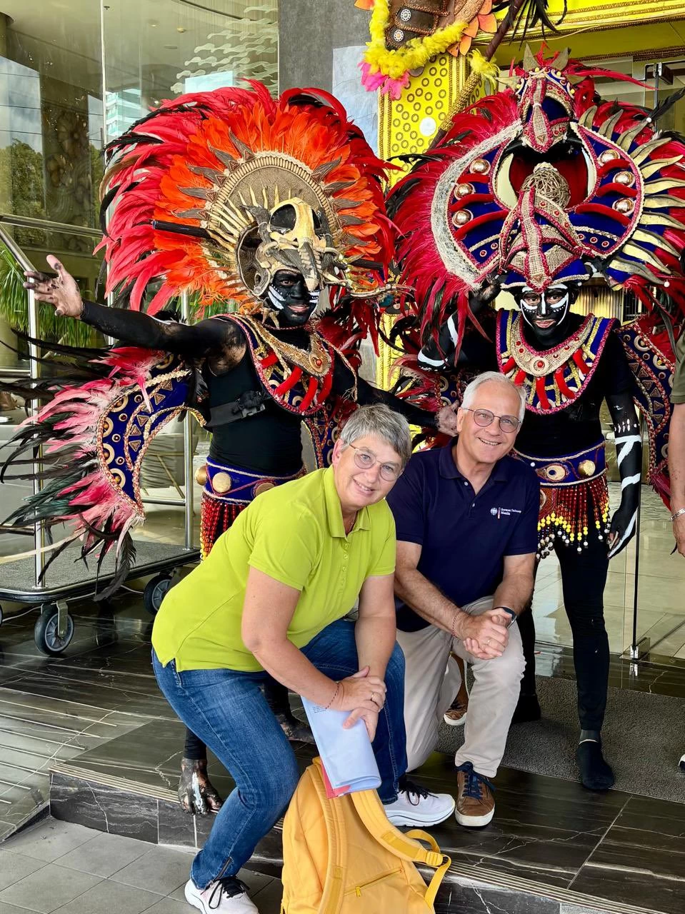 German Ambassador Andreas Pfaffernoschke with spouse Mme. Marina Puhan Pfaffernoschke