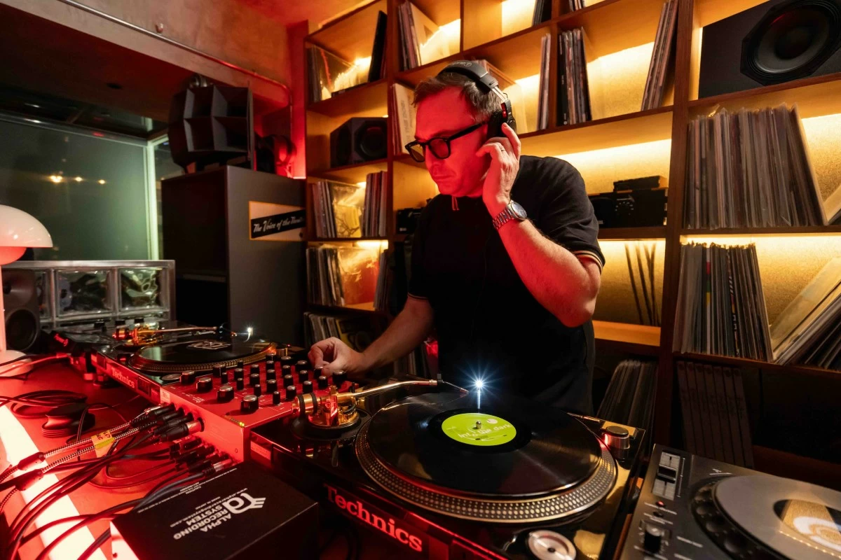 SPIN MASTER Chef Chele Gonzales takes control of the DJ booth during GotSoul MNL’s soft launch in Bonifacio Global City