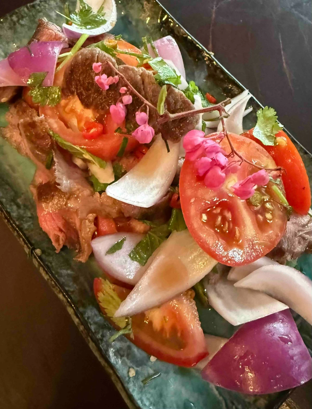 Wagyu Beef and Tomato Salad