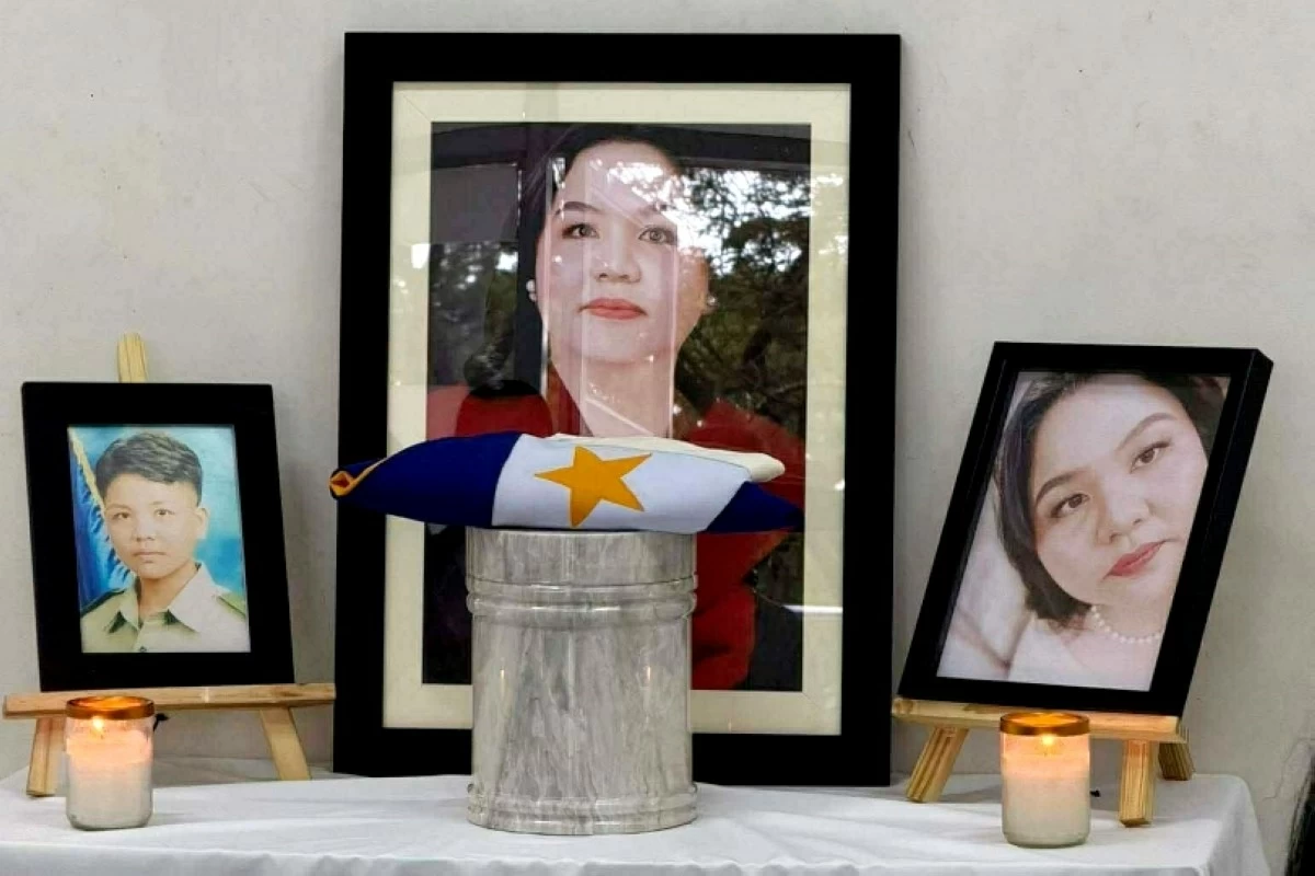 Photos of  Police Senior Master Sergeant Diane Marie Mollenido (Photo from M. Racho's Facebook account) 