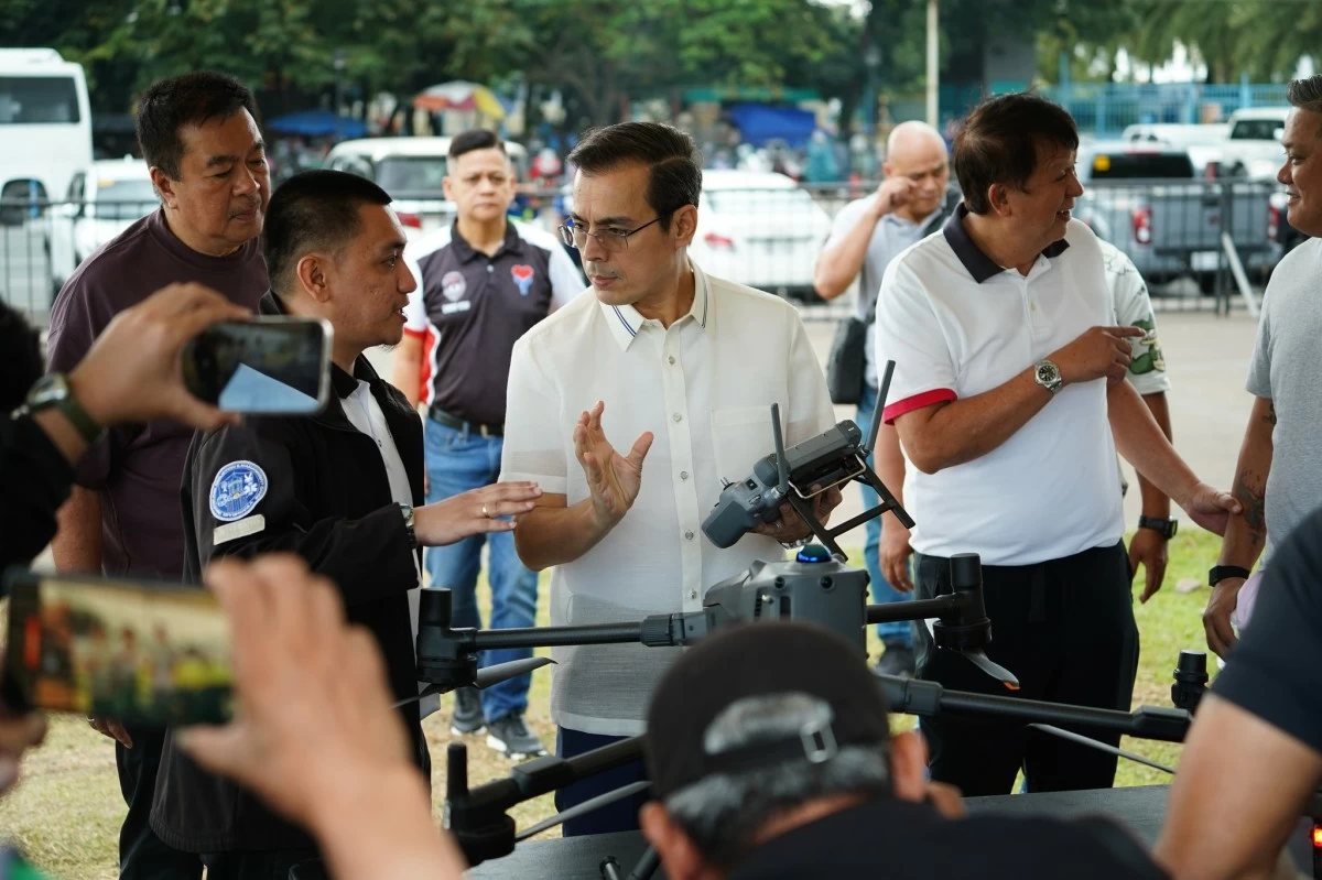 A Drone Training Simulation Exercise was conducted on Jan. 29 at Luneta Park, led by Mayor Francisco “Isko” Moreno Domagoso together with Manila Disaster Risk Reduction and Management Office (MDRRMO) Director Arnel Angeles and other city officials. (Photos by Manila Public Information Office)
