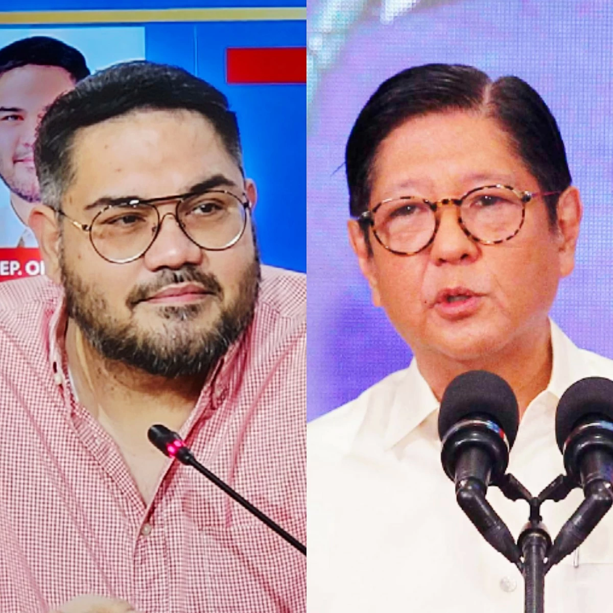 La Union 1st district Rep. Paolo Ortega V (left), President Ferdinand "Bongbong" Marcos Jr. (MANILA BULLETIN)