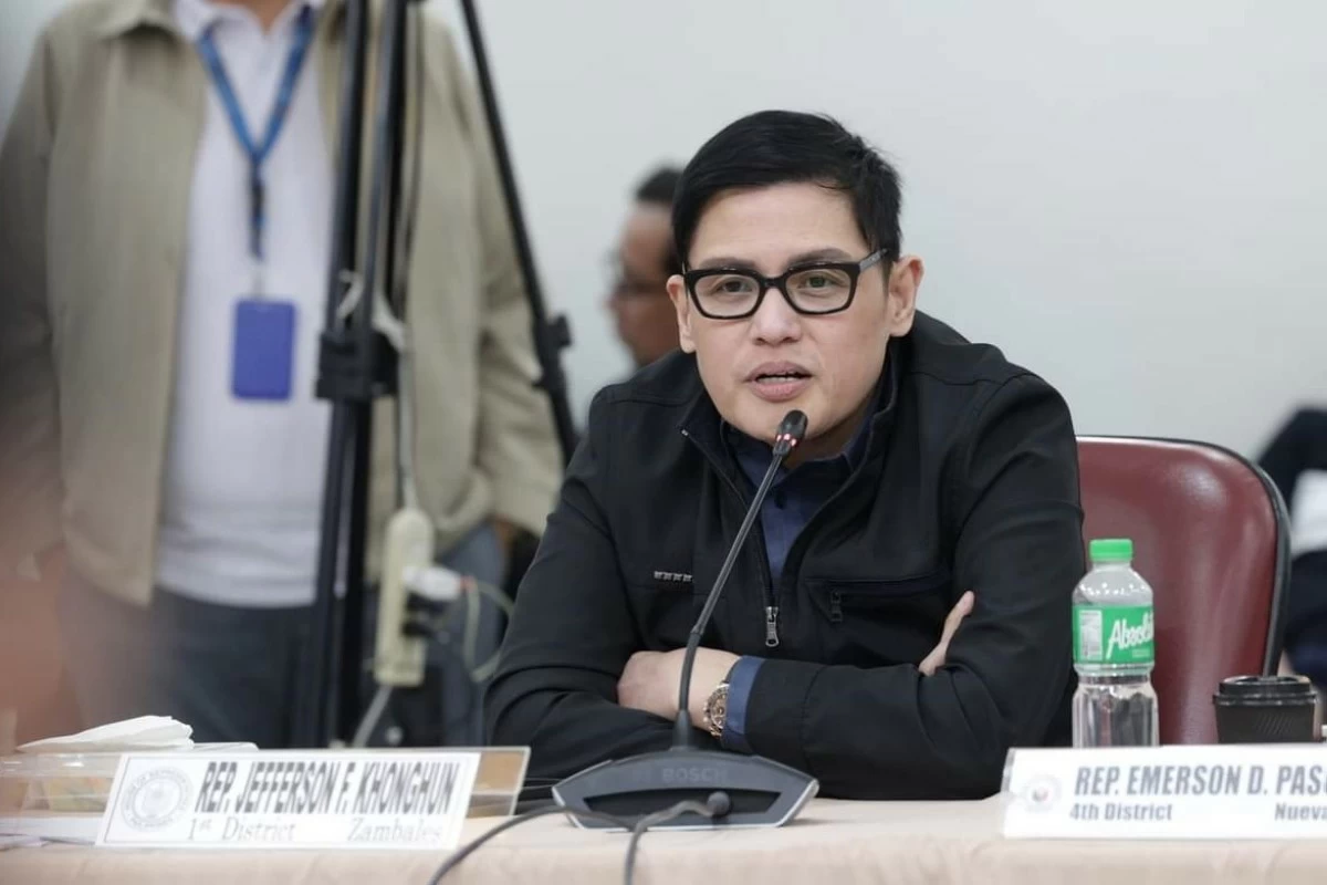 Zambales 1st district Rep. Jay Khonghun (PPAB)