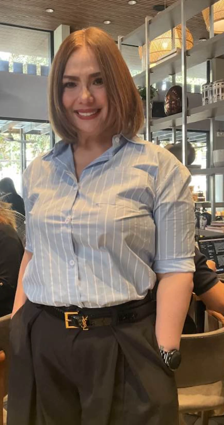 Snooky Serna poses during a media conference in Quezon City (Robert Requintina)