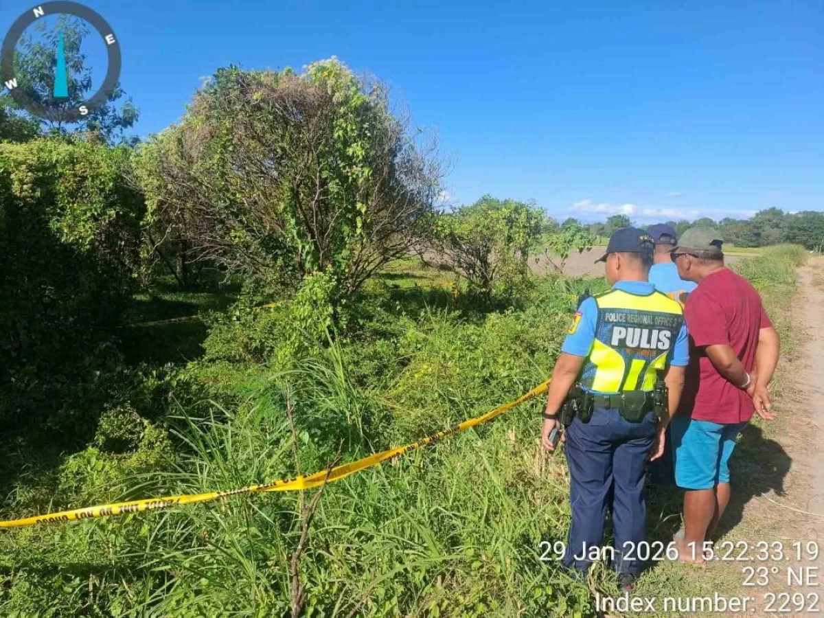 
THE body of John Ysmael – son of Police Senior Master Sgt. Dianne Marie Mollenido – was found in a calamansi farm in Victoria, Tarlac. (Victoria PNP via Liezle Inigo)
