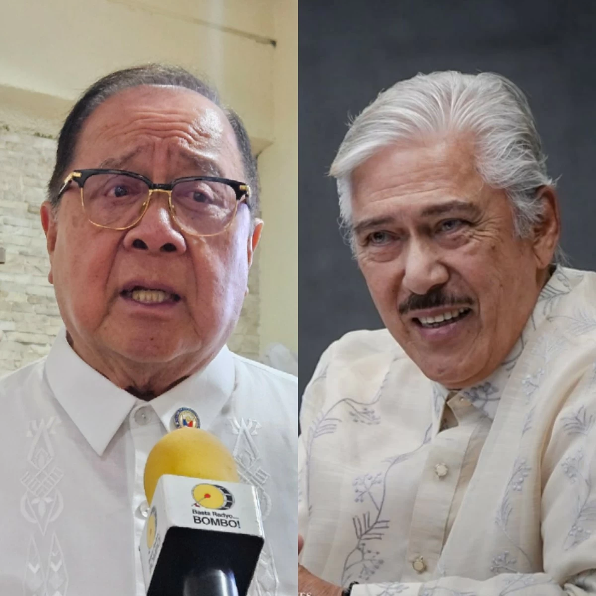 Antipolo City 1st district Rep. Ronaldo "Ronnie" Puno (left), Senate President Vicente “Tito” Sotto III (MANILA BULLETIN, Facebook)