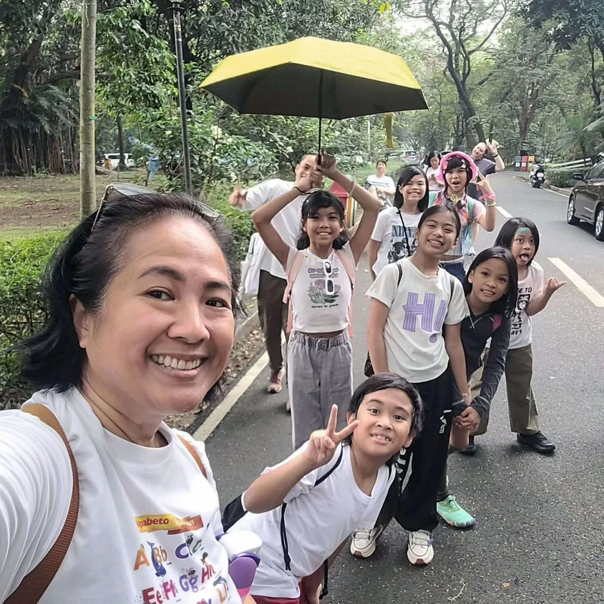 Anya Santos-Uy shares her passion for the outdoors through immersive walks for kids and adults alike. (Photo from Alpabeto ng Kalikasan Facebook page)