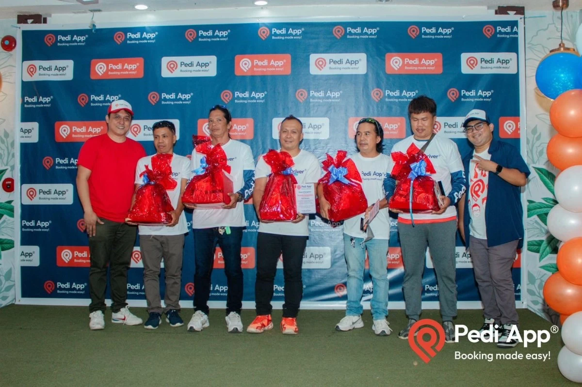 Reagan Loberternos and the Pedi App team