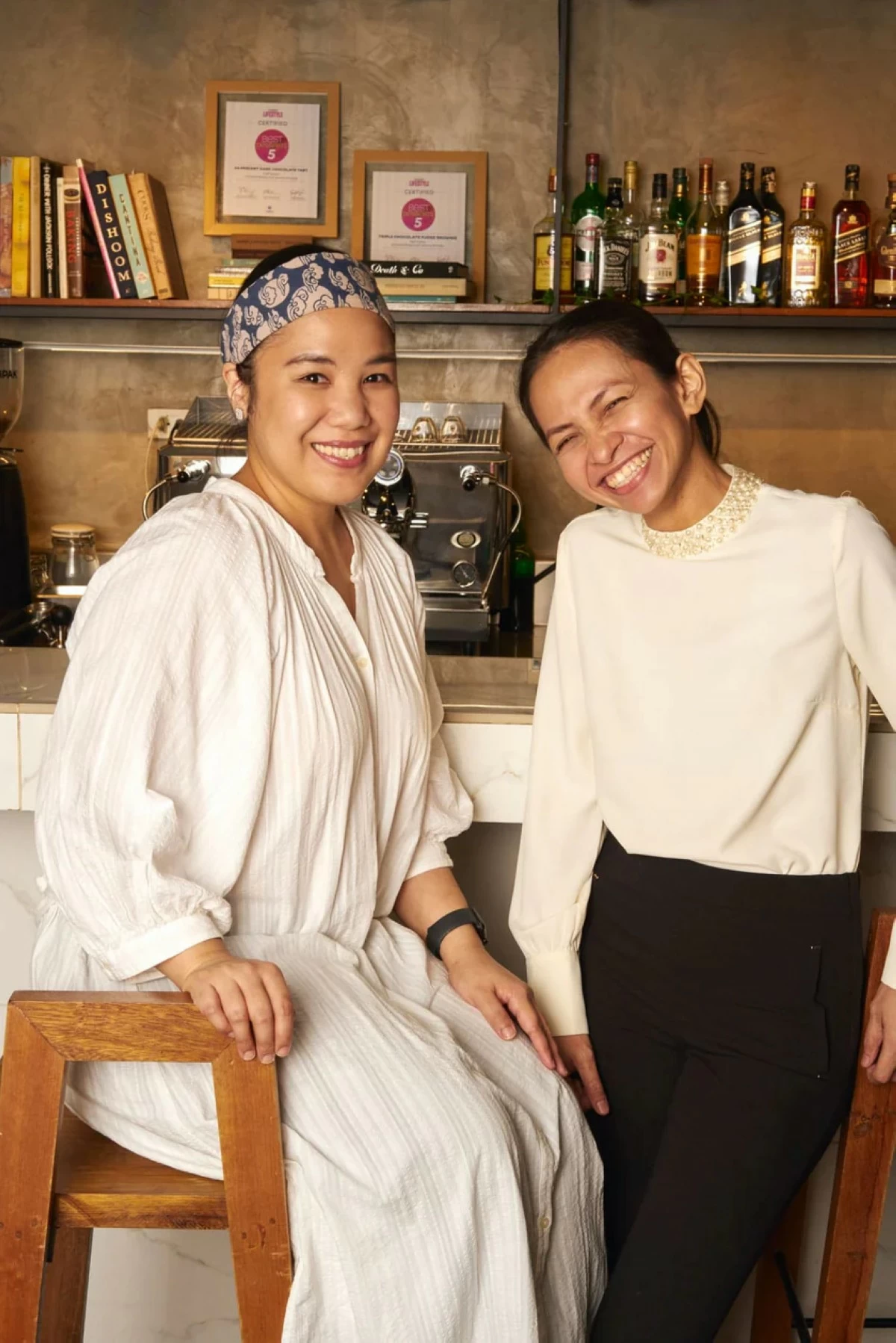 FOUNDING PAIR Christine Roque and Jo Arciaga, co-founders of Half Saints