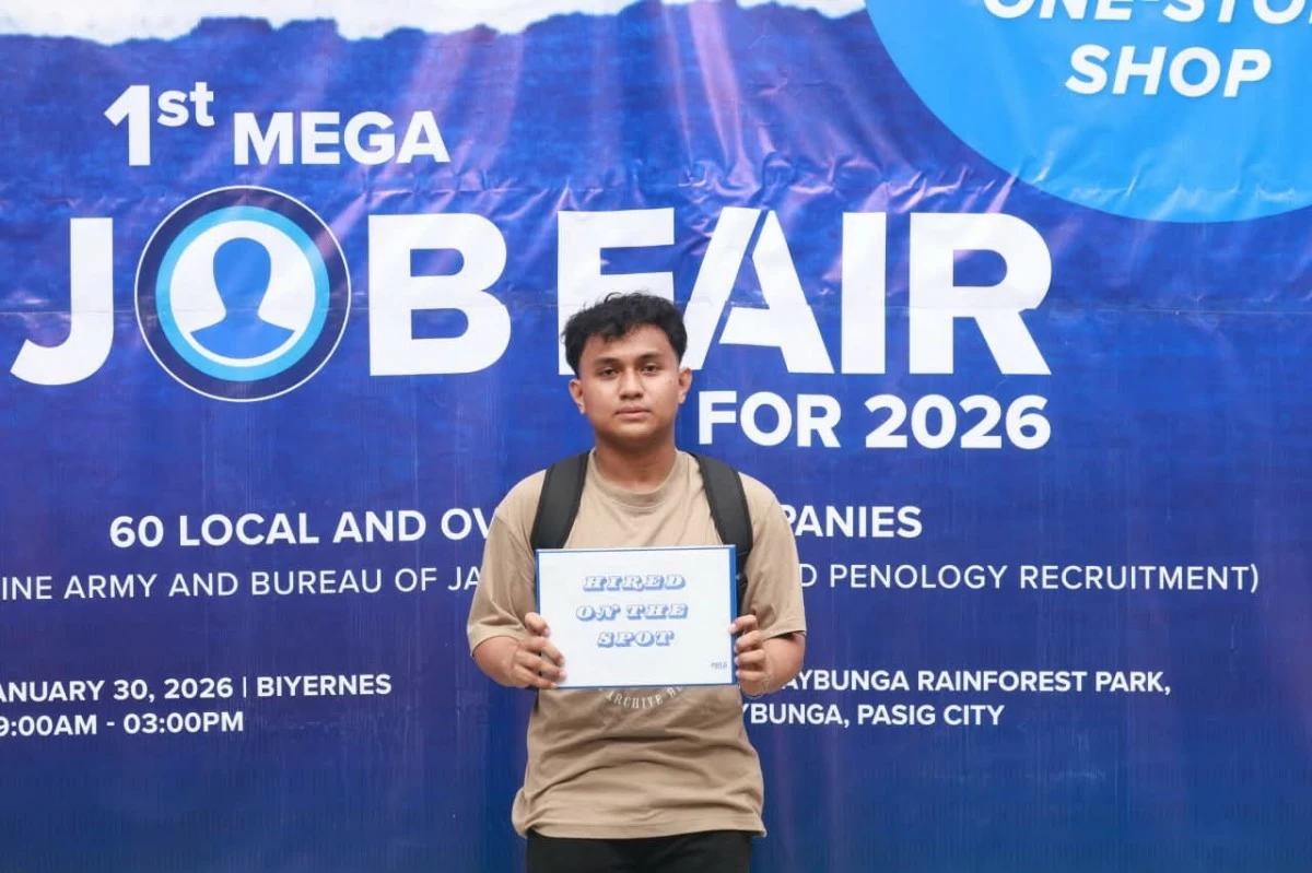 Some of the applicants hired on the spot at Pasig’s first Mega Job Fair of 2026. (Photos from Pasig PIO)