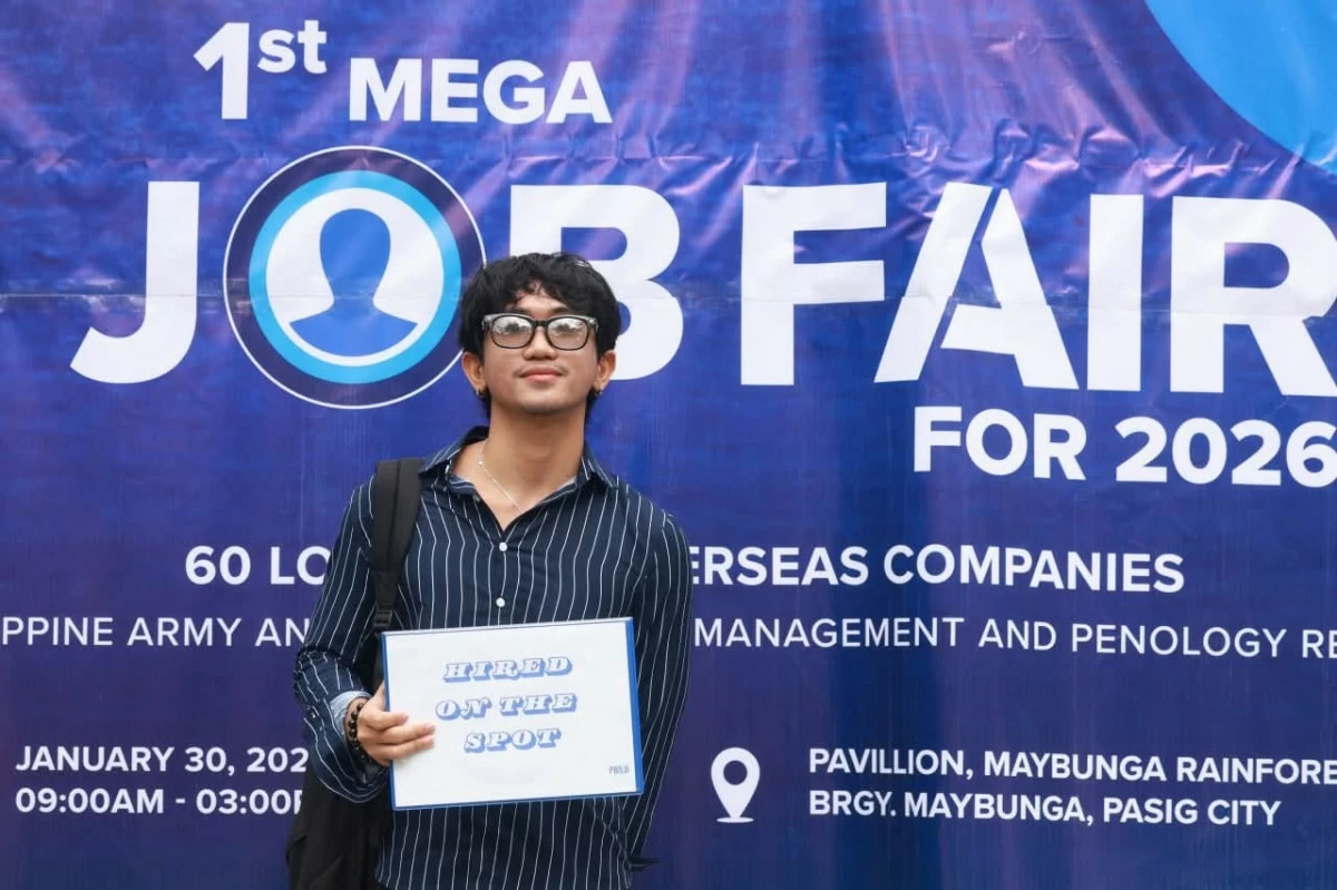 Some of the applicants hired on the spot at Pasig’s first Mega Job Fair of 2026. (Photos from Pasig PIO)
