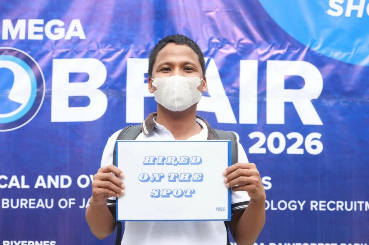 Some of the applicants hired on the spot at Pasig’s first Mega Job Fair of 2026. (Photos from Pasig PIO)