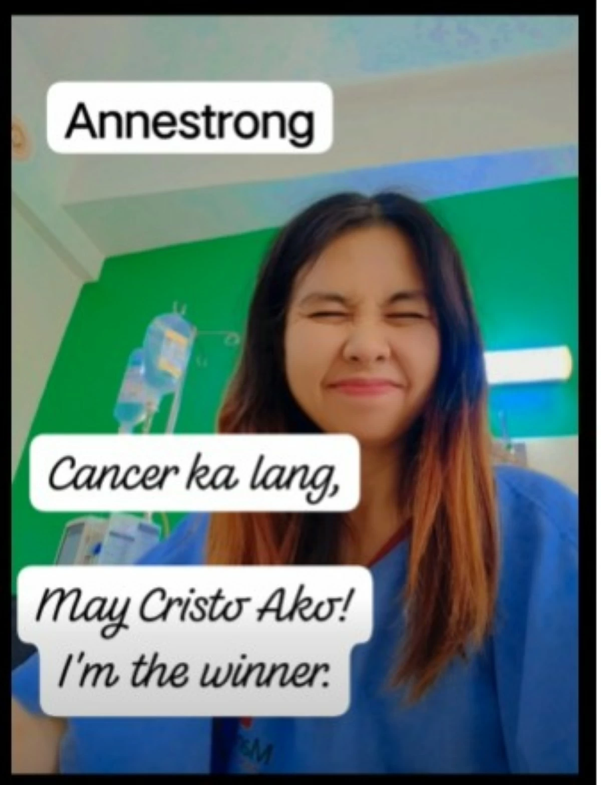 #Annestrong — A mother’s powerful fight against rare cancer, strengthened by faith, family, and unwavering hope. (Photo courtesy of Angiellie Talavera Frias /FB)