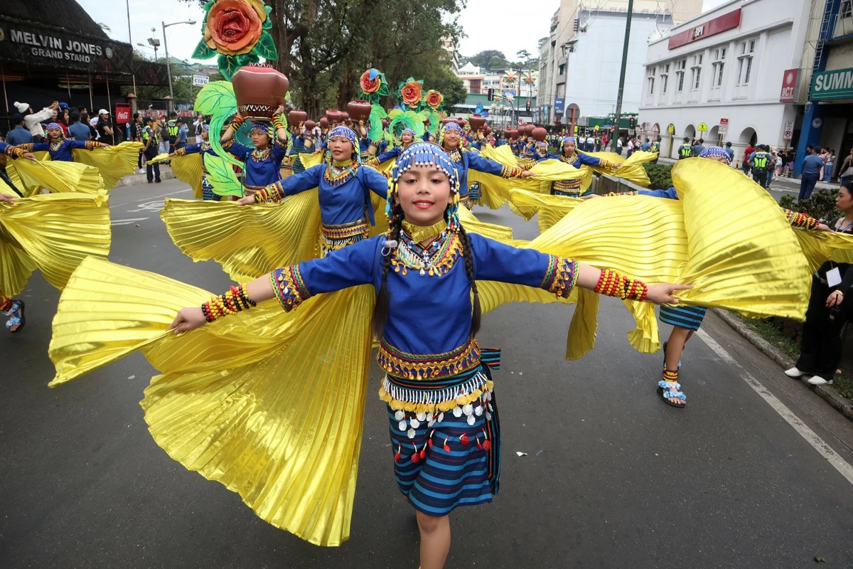 THE 30th Panagbenga Festival with the theme ‘Blooming Without End’ in Baguio City kicked off on Feb. 1 with a street-dancing parade. (Zaldy Comanda)
 
